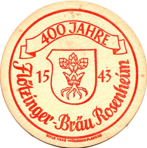 rosenheim ro-by flötzinger rund 1a (215-400 jahre 1943-rot)